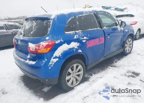 2015 Mitsubishi Outlander Sport Es из США, поврежденный, VIN 4A4AP3AU8FE056694